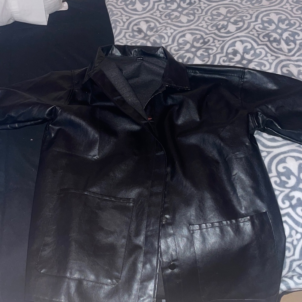 Leather jacket! Only one year old. Barely worn